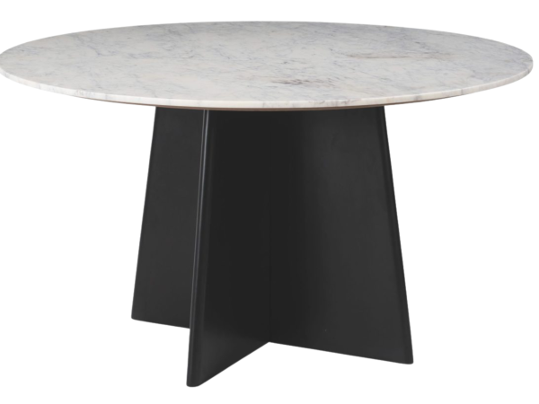 Strela Dining Table White & Black