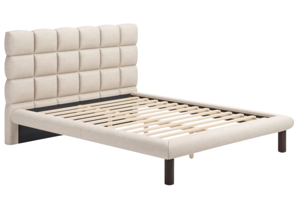 Placid Queen Bed Beige