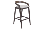 Troy Barstool (Set of 2) Dove Gray & Espresso