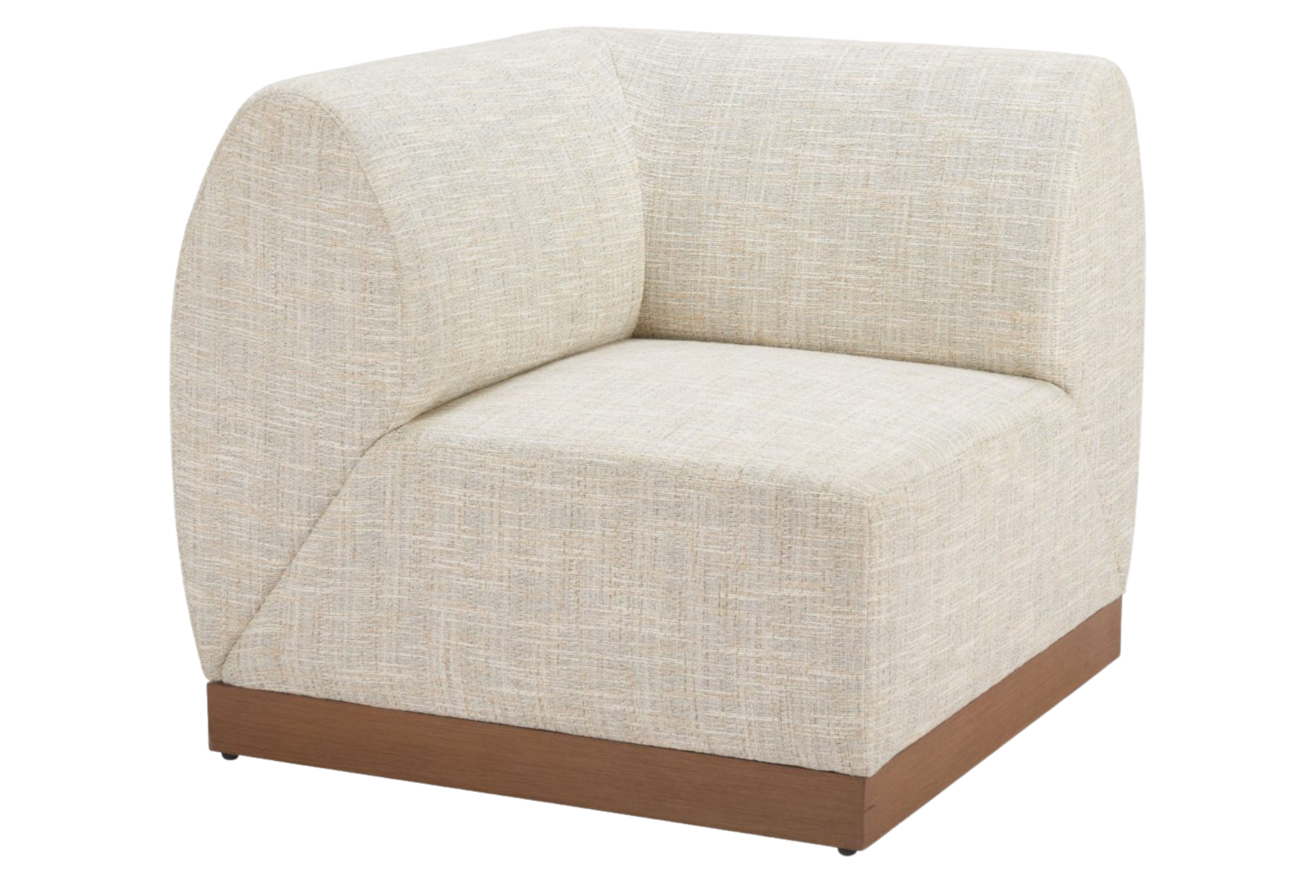 Christy Corner Chair Beige
