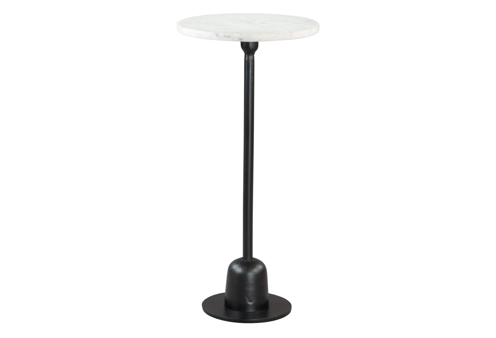 Woozy Side Table White & Black