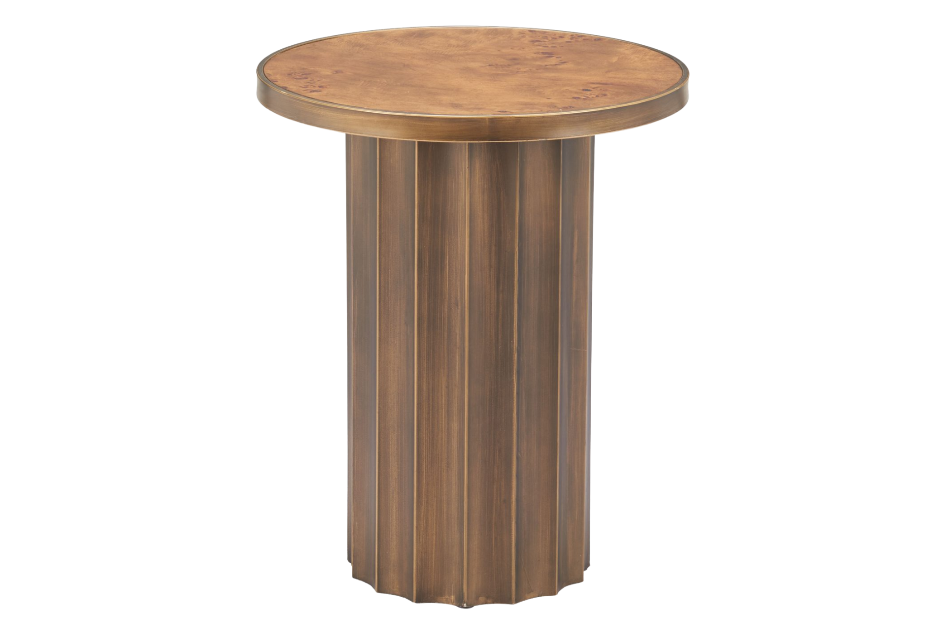 Afinato Side Table Brown
