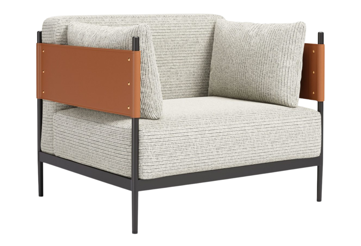 Stirbe Armchair Gray