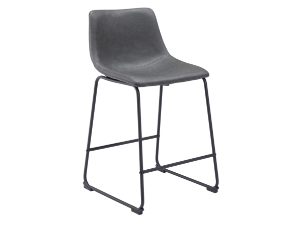 Smart Counter Stool (Set of 2) Charcoal
