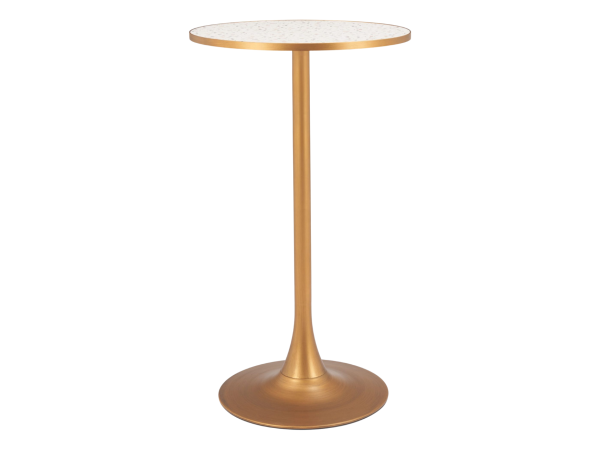 Bite Bar Table Beige & Gold