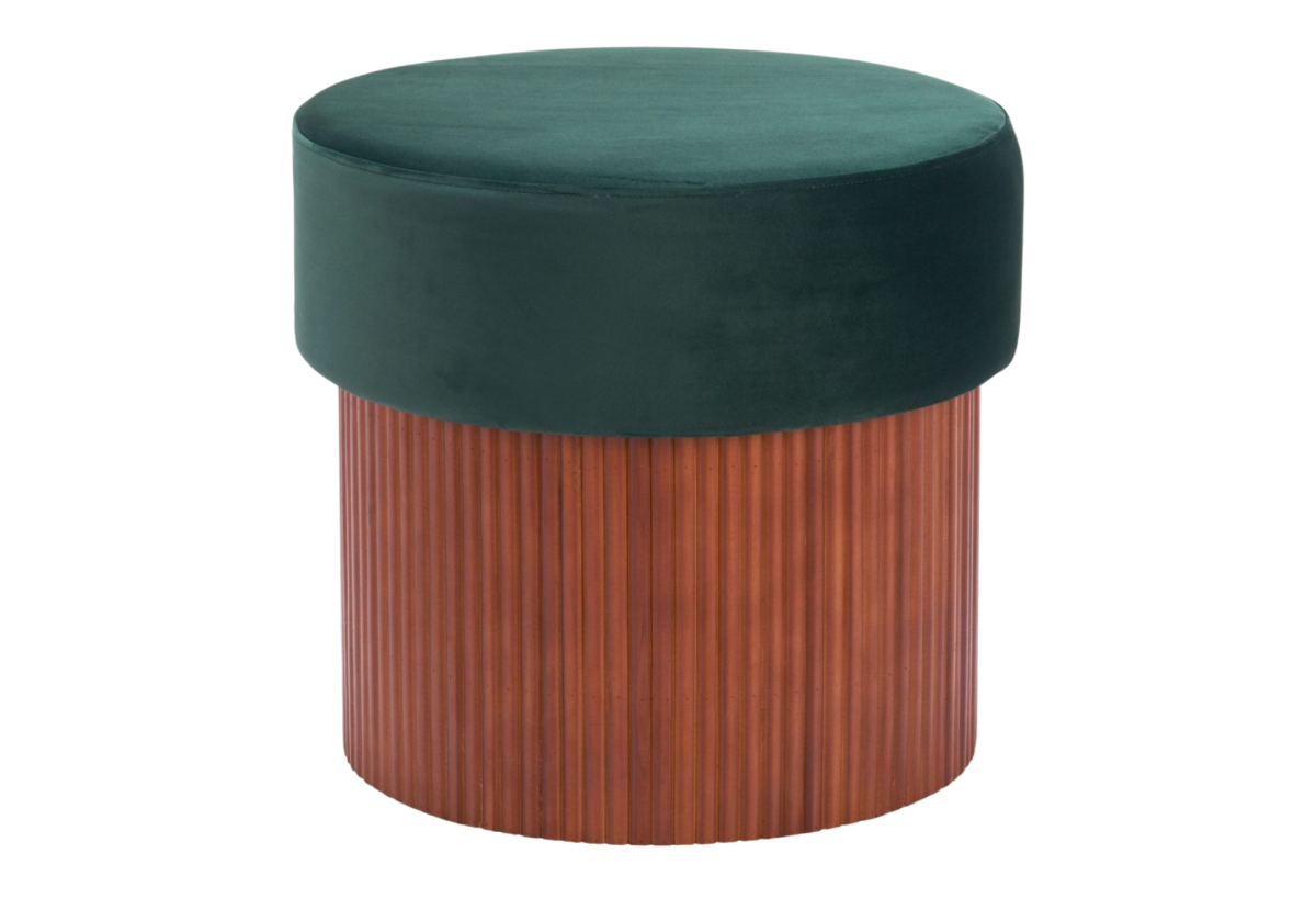 Boto Storage Ottoman Green