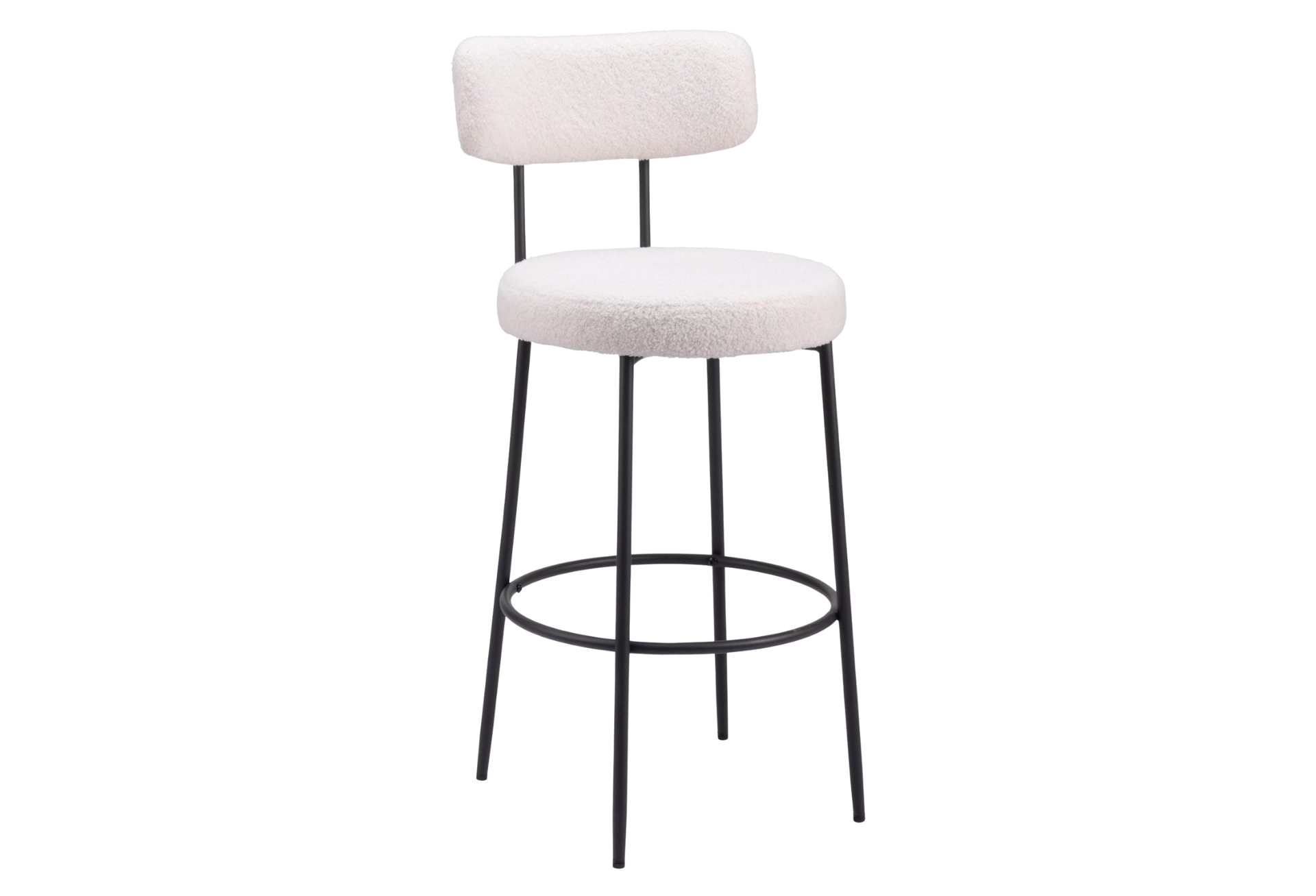 Blanca Barstool (Set of 2) Ivory