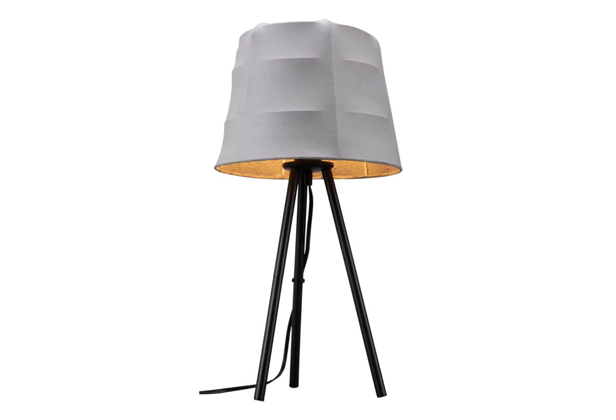 Mozzi Table Lamp Gray & Black