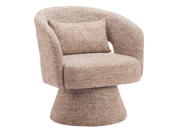 Liva Swivel Chair Frosty Brown