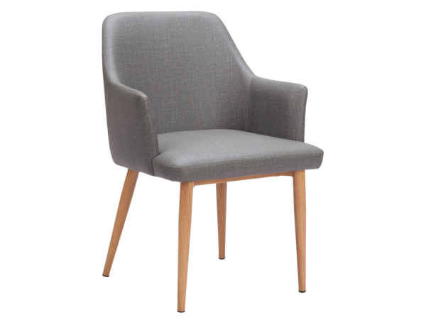 Wisom Dining Chair (Set of 2) Gray