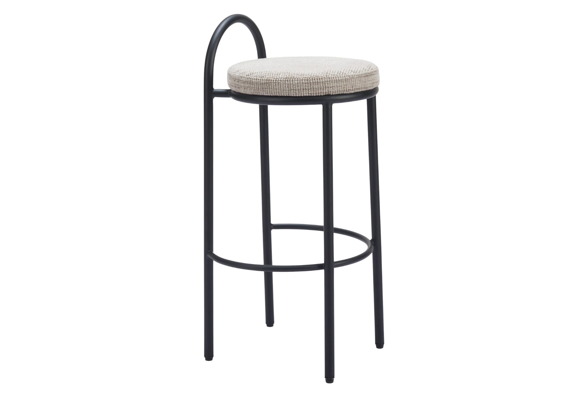 Sisal Barstool (Set of 2) Beige Tweed
