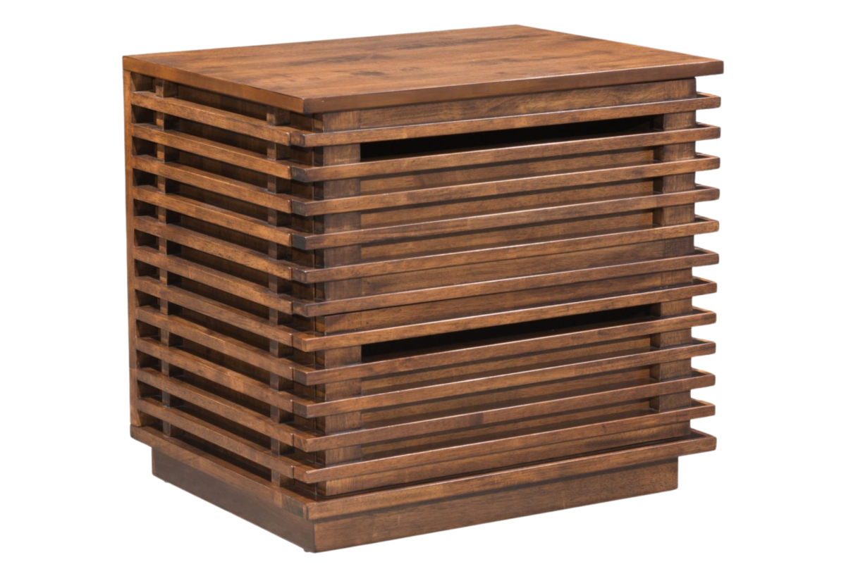 Linea End Table Walnut