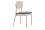 Kellua Dining Chair (Set of 2) Gray & Natural