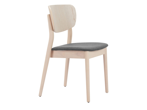 Kellua Dining Chair (Set of 2) Gray & Natural