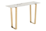Atlas Console Table White & Gold