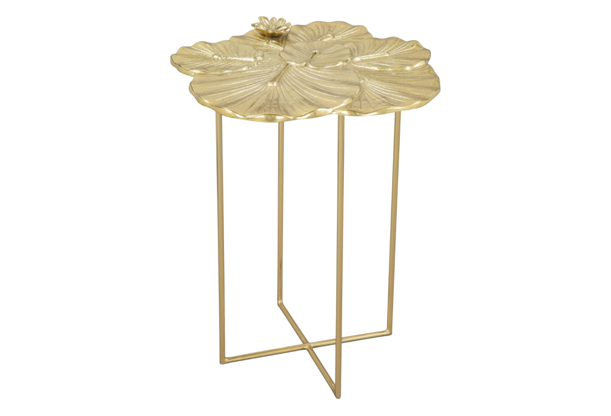 Lotus Side Table Gold