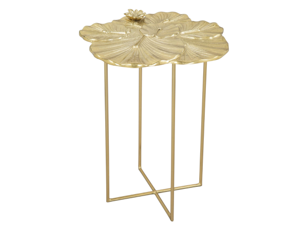 Lotus Side Table Gold