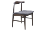 Tuzka Dining Chair (Set of 2) Gray & Espresso