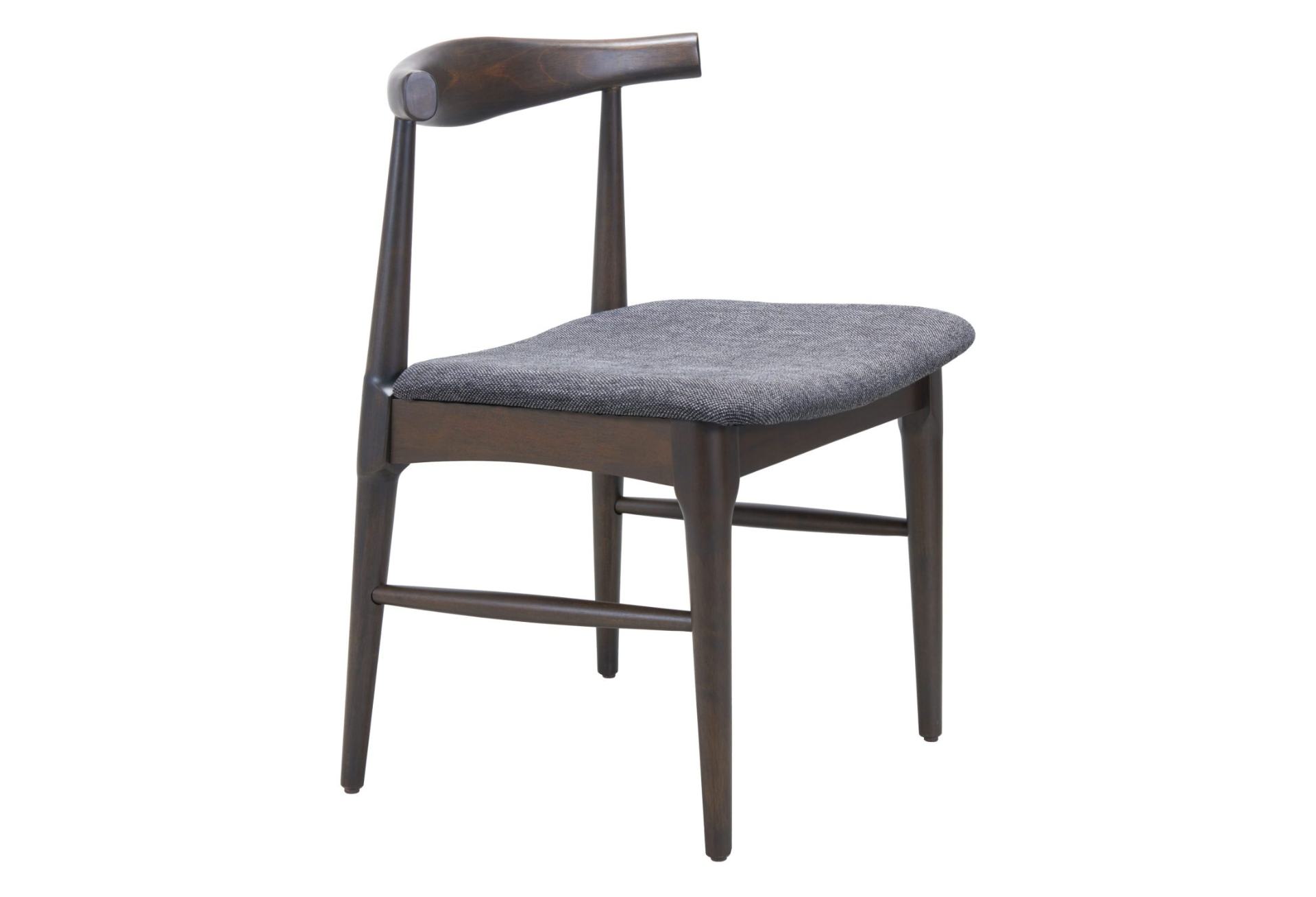 Tuzka Dining Chair (Set of 2) Gray & Espresso