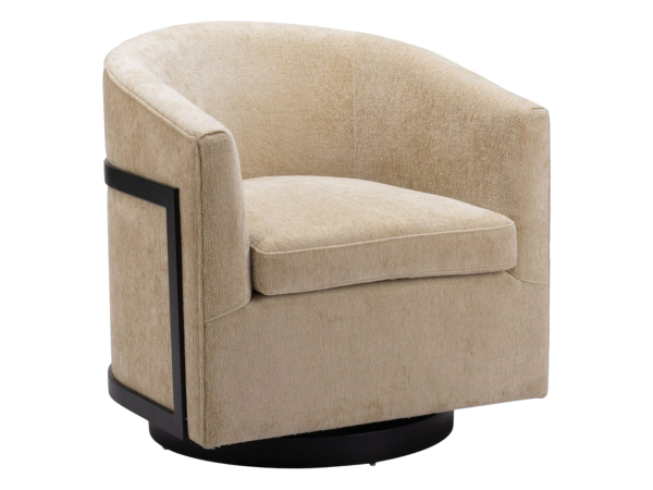 Hanko Swivel Chair Golden Beige