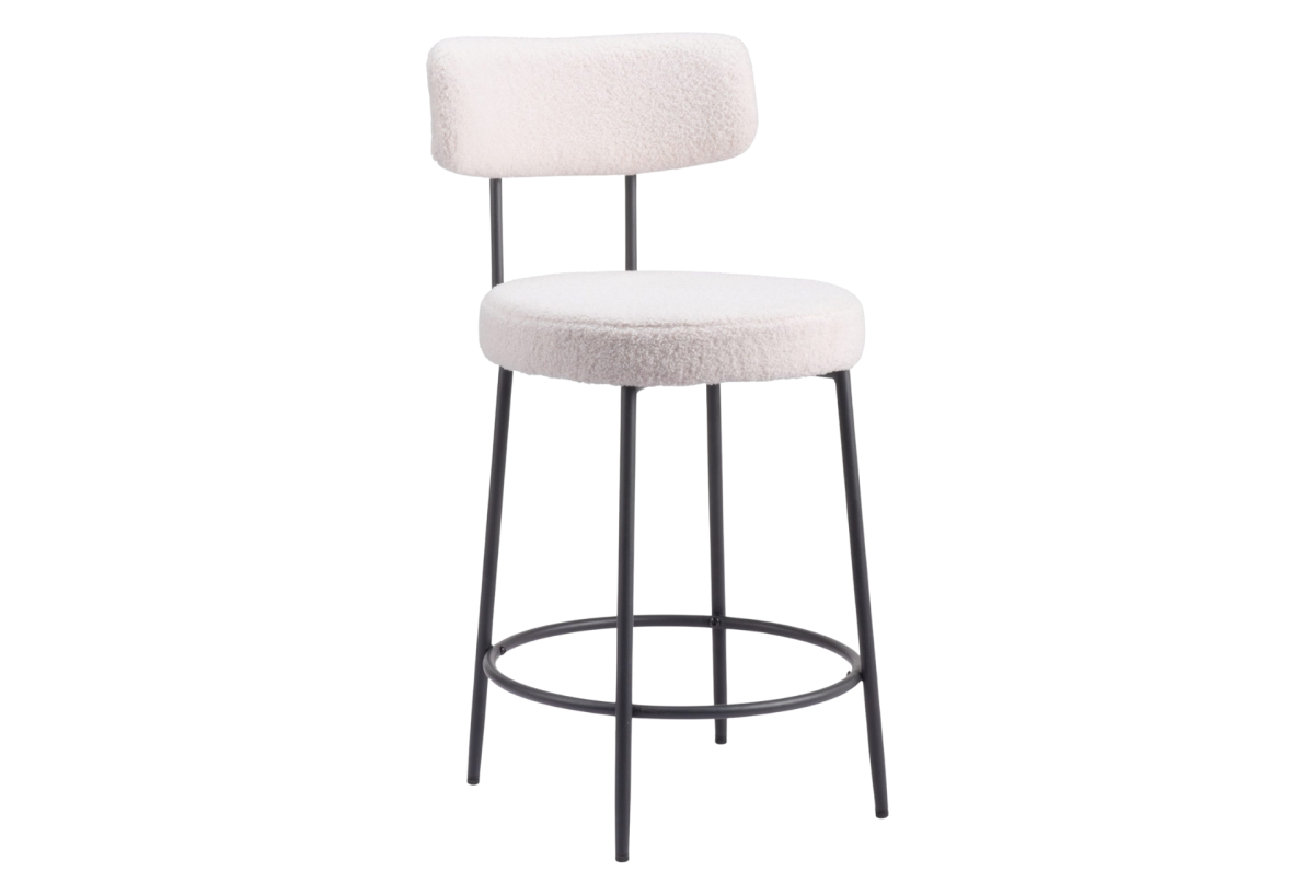 Blanca Counter Stool (Set of 2) Ivory