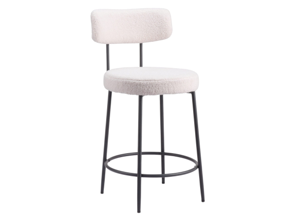 Blanca Counter Stool (Set of 2) Ivory