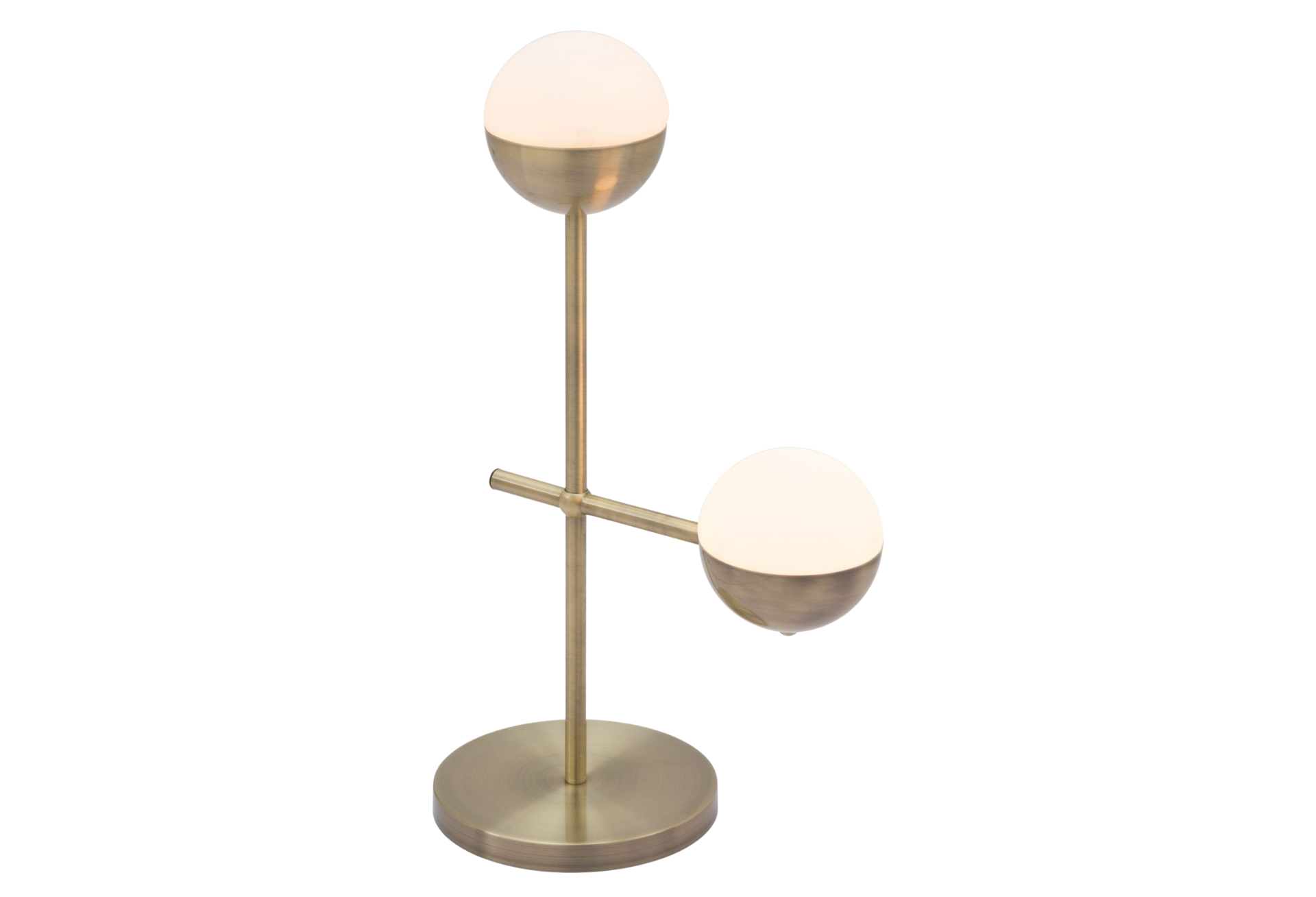 Waterloo Table Lamp White & Bronze