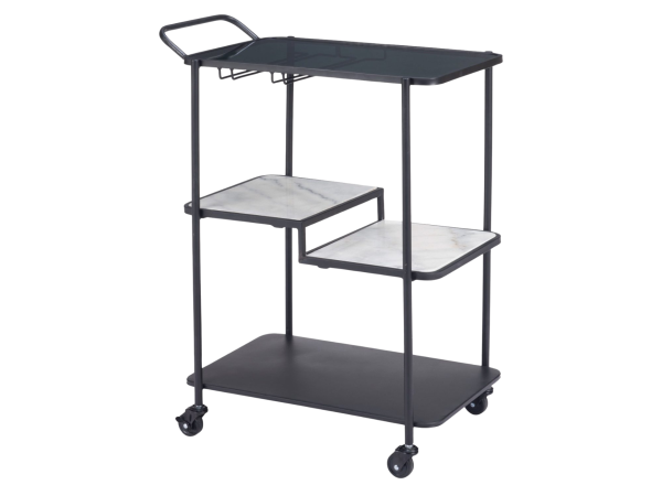 Constanza Bar Cart Black