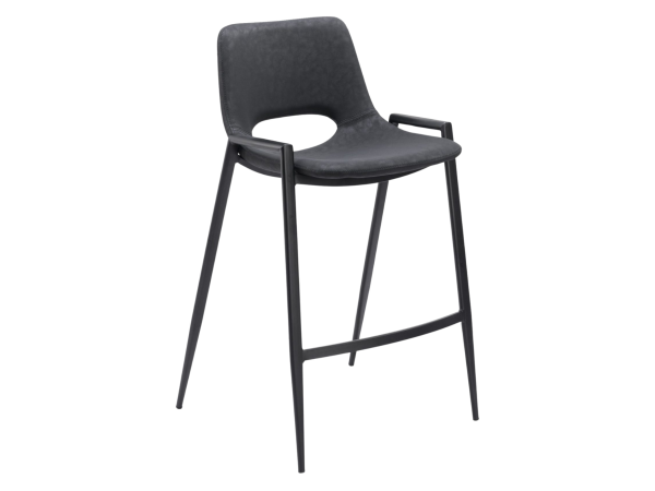 Desi Counter Stool (Set of 2) Black