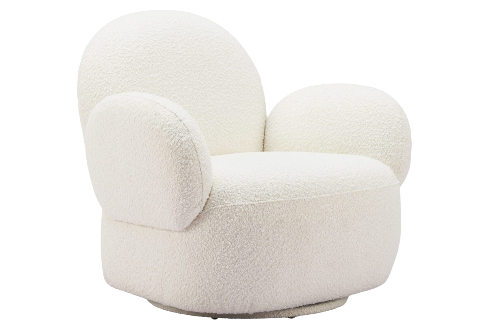 Pilka Swivel Chair White