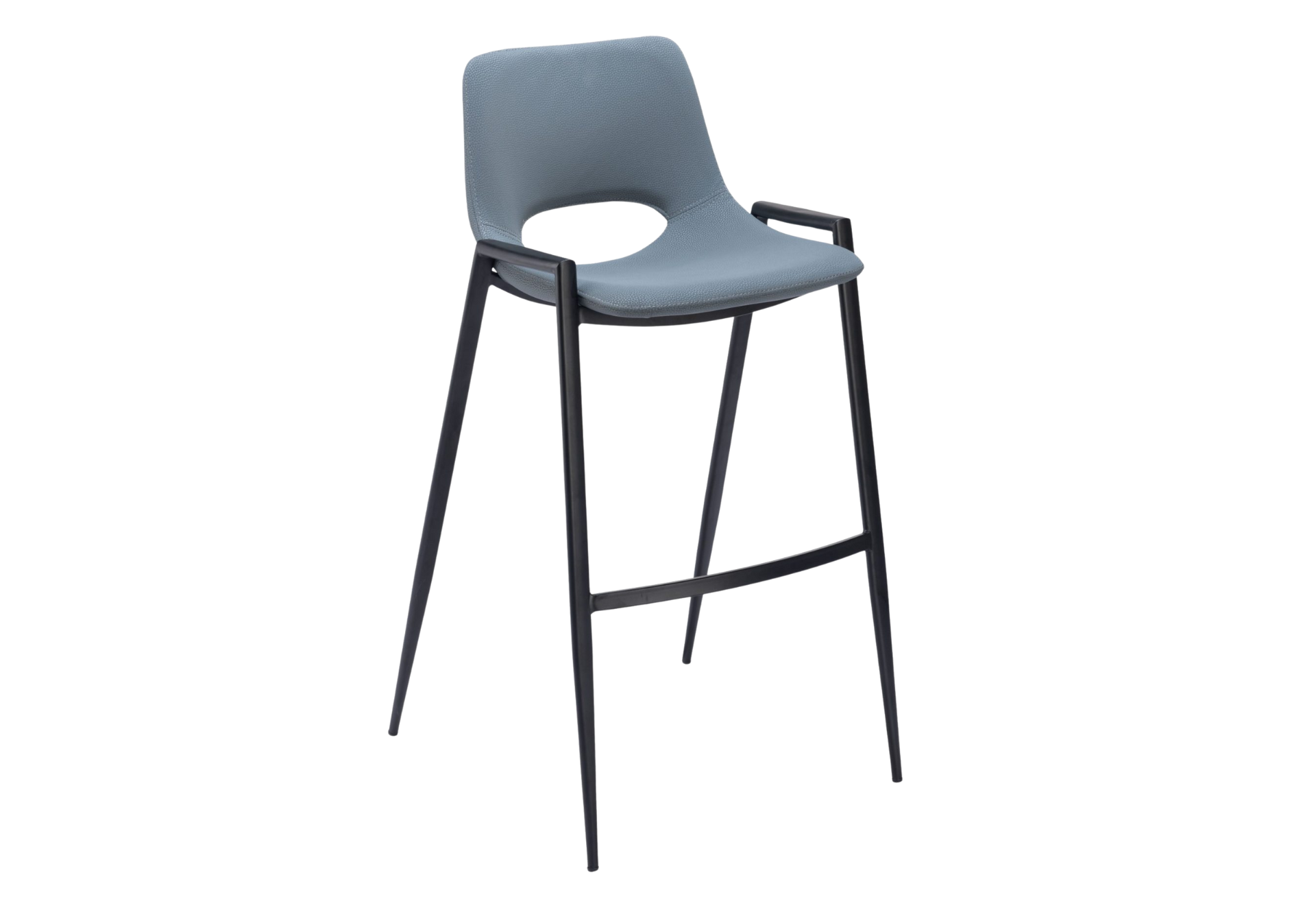 Desi Barstool (Set of 2) Azure Gray