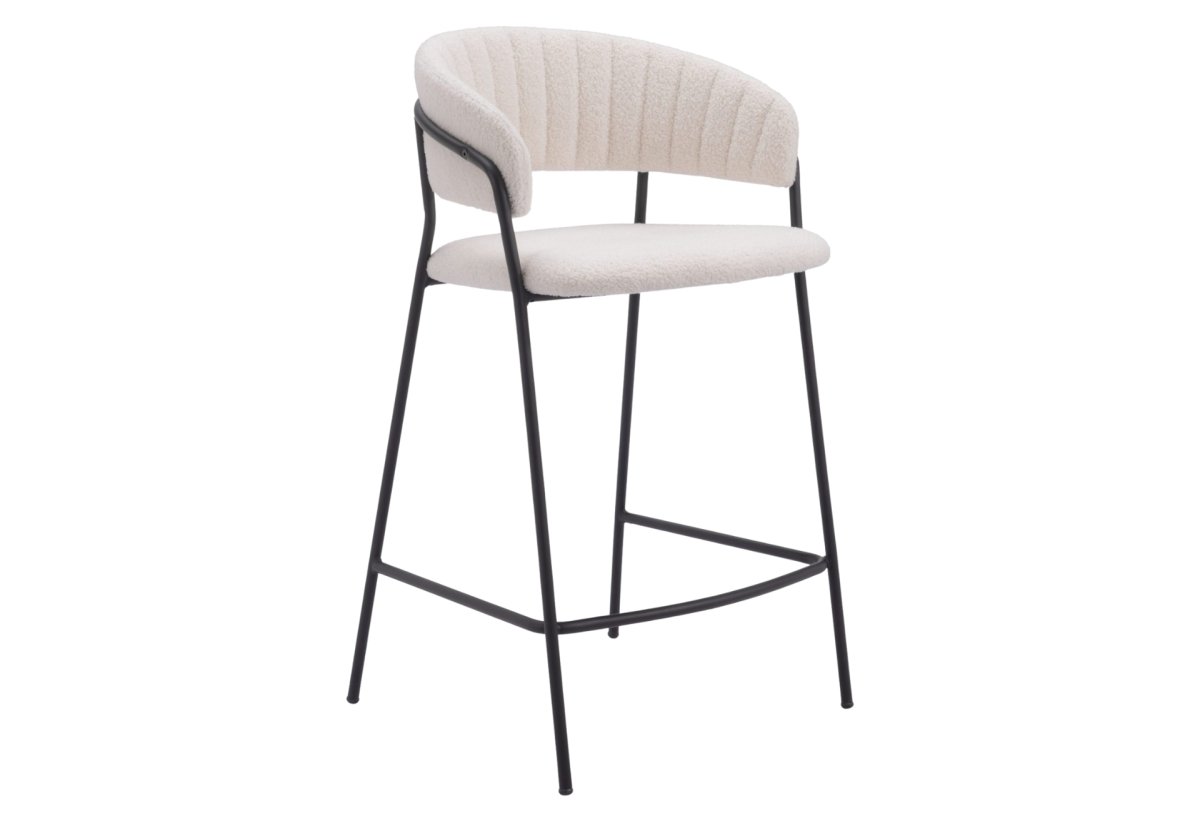 Josephine Counter Stool (Set of 2) Cream