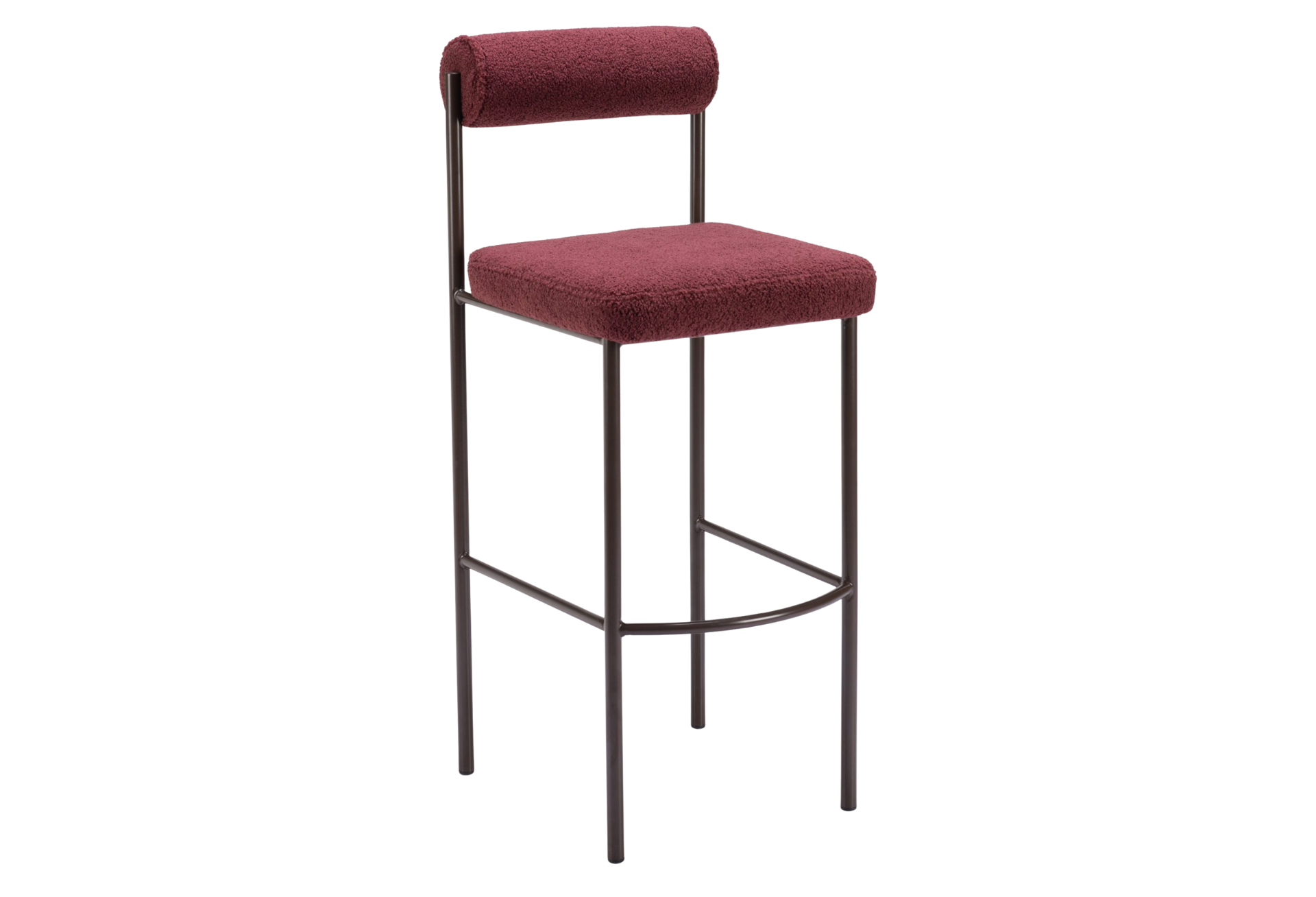Livorno Barstool (Set of 2) Red & Bronze