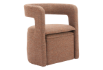 Atria Accent Chair & Ottoman Tawny Brown