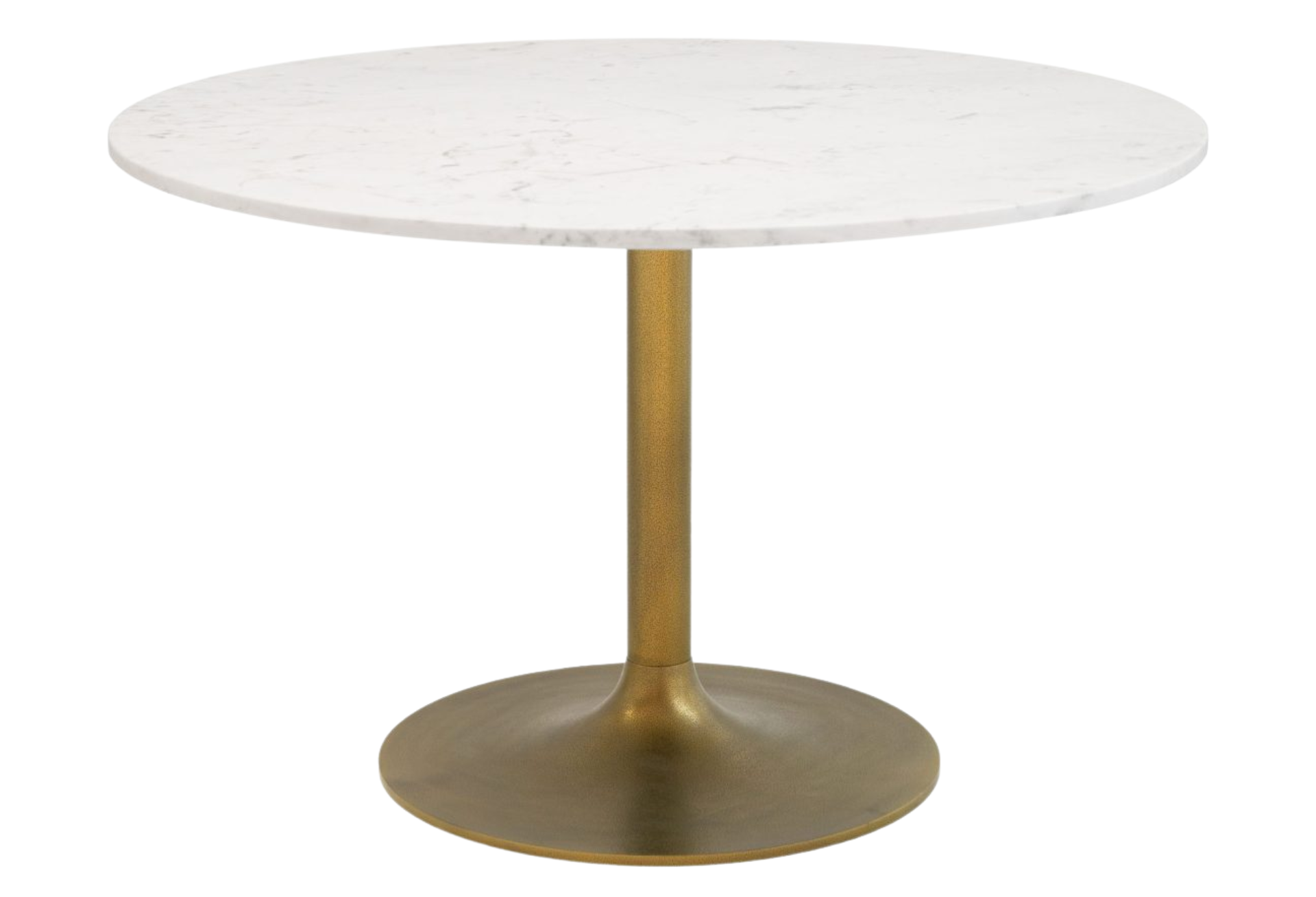 Ithaca Dining Table White & Gold
