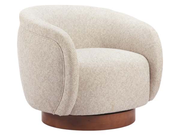 Vinta Swivel Chair Beige