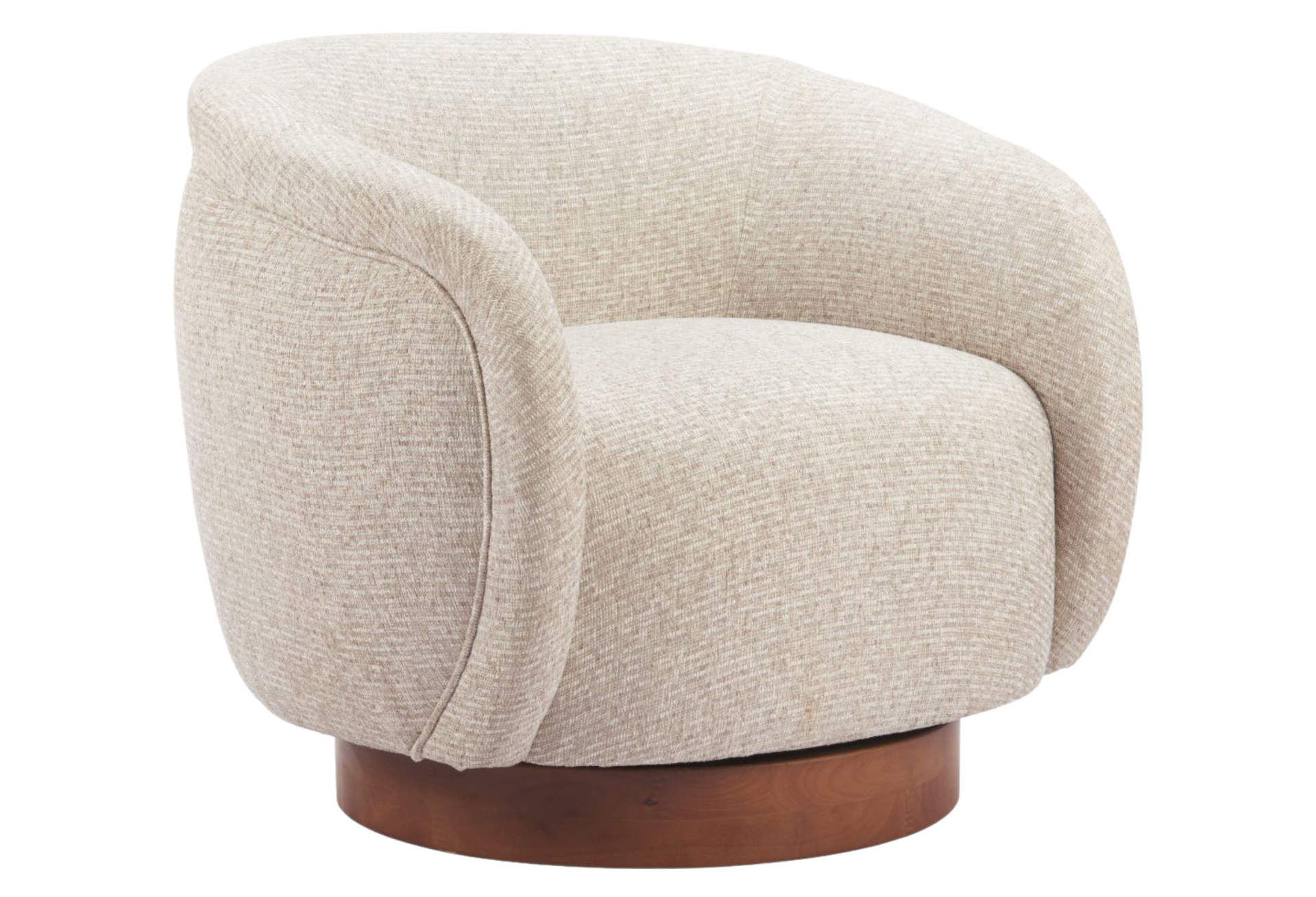 Vinta Swivel Chair Beige