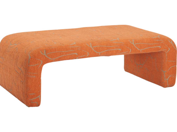 Nendo Bench Abstract Orange
