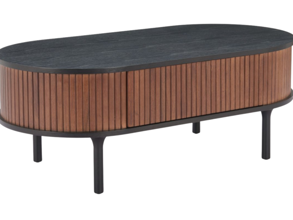 Koriana Coffee Table Black & Walnut