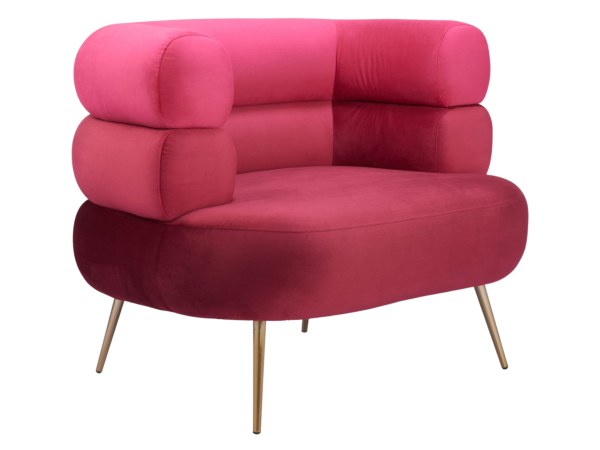 Arish Accent Chair Red