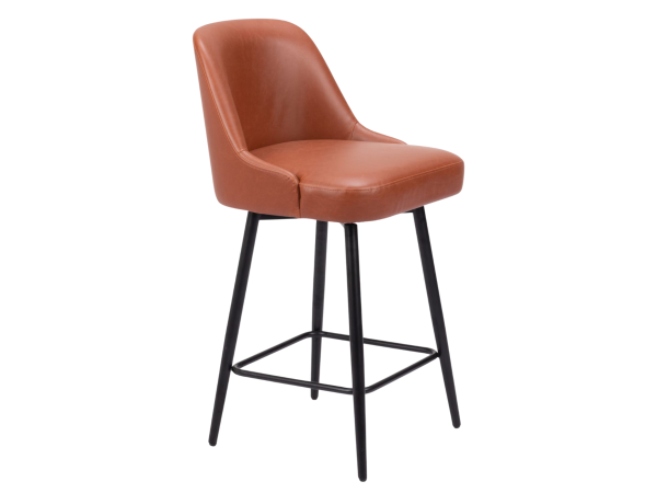 Keppel Swivel Counter Stool Brown