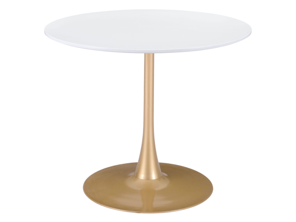 Opus Dining Table White & Gold