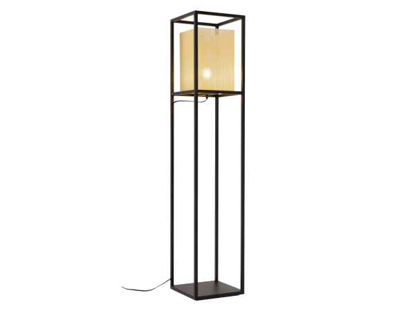 Yves Floor Lamp Gold & Black