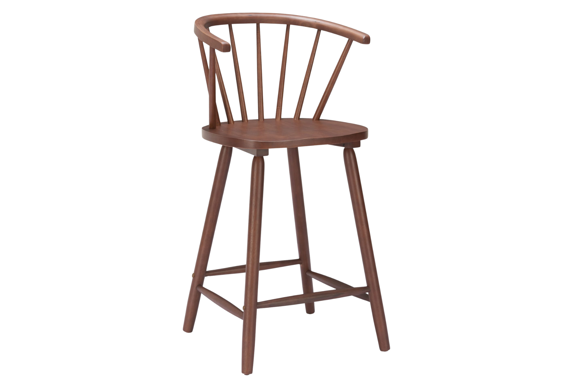Stenger Counter Stool (Set of 2) Walnut