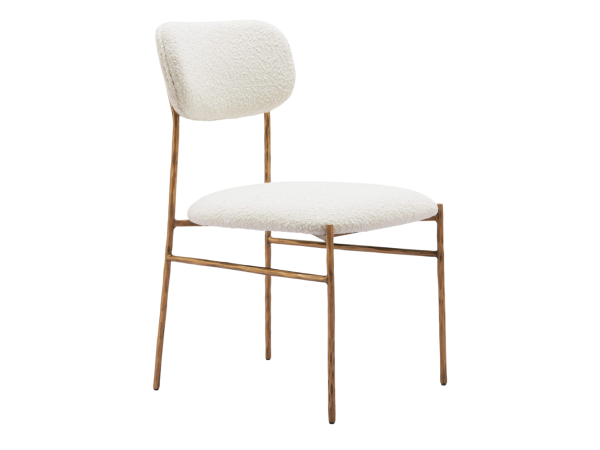 Sydhavnen Dining Chair Cream & Gold