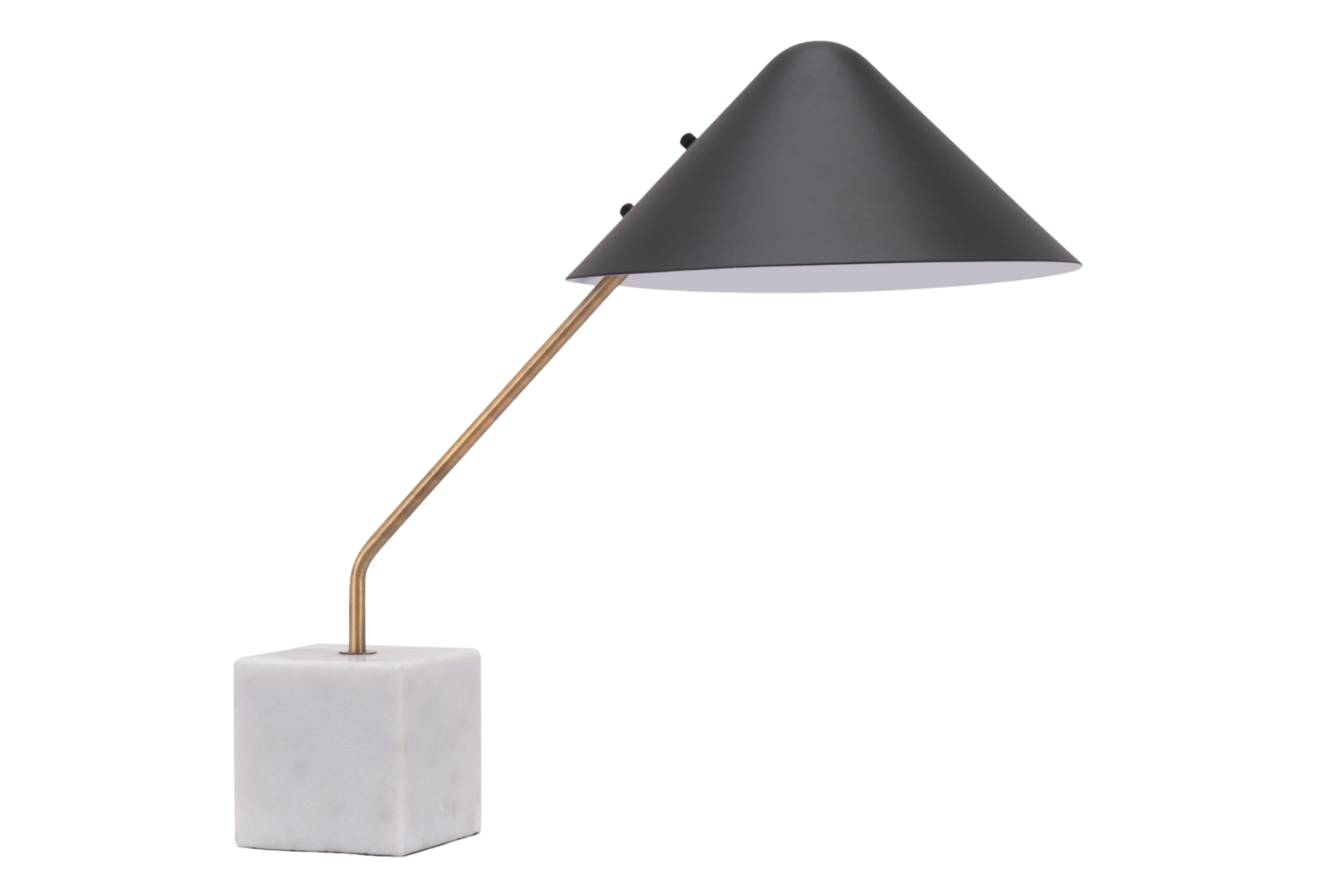 Pike Table Lamp Black & White