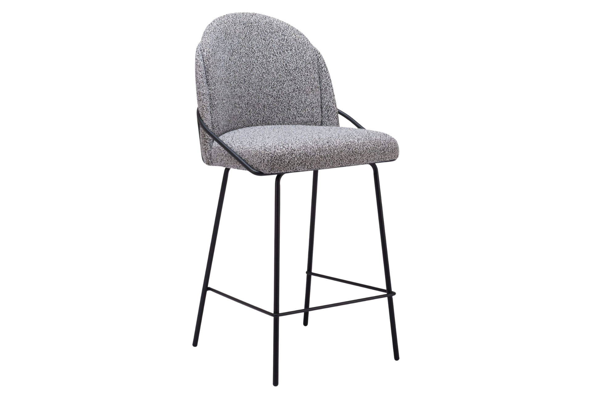 Jambi Counter Stool (Set of 2) Black & White