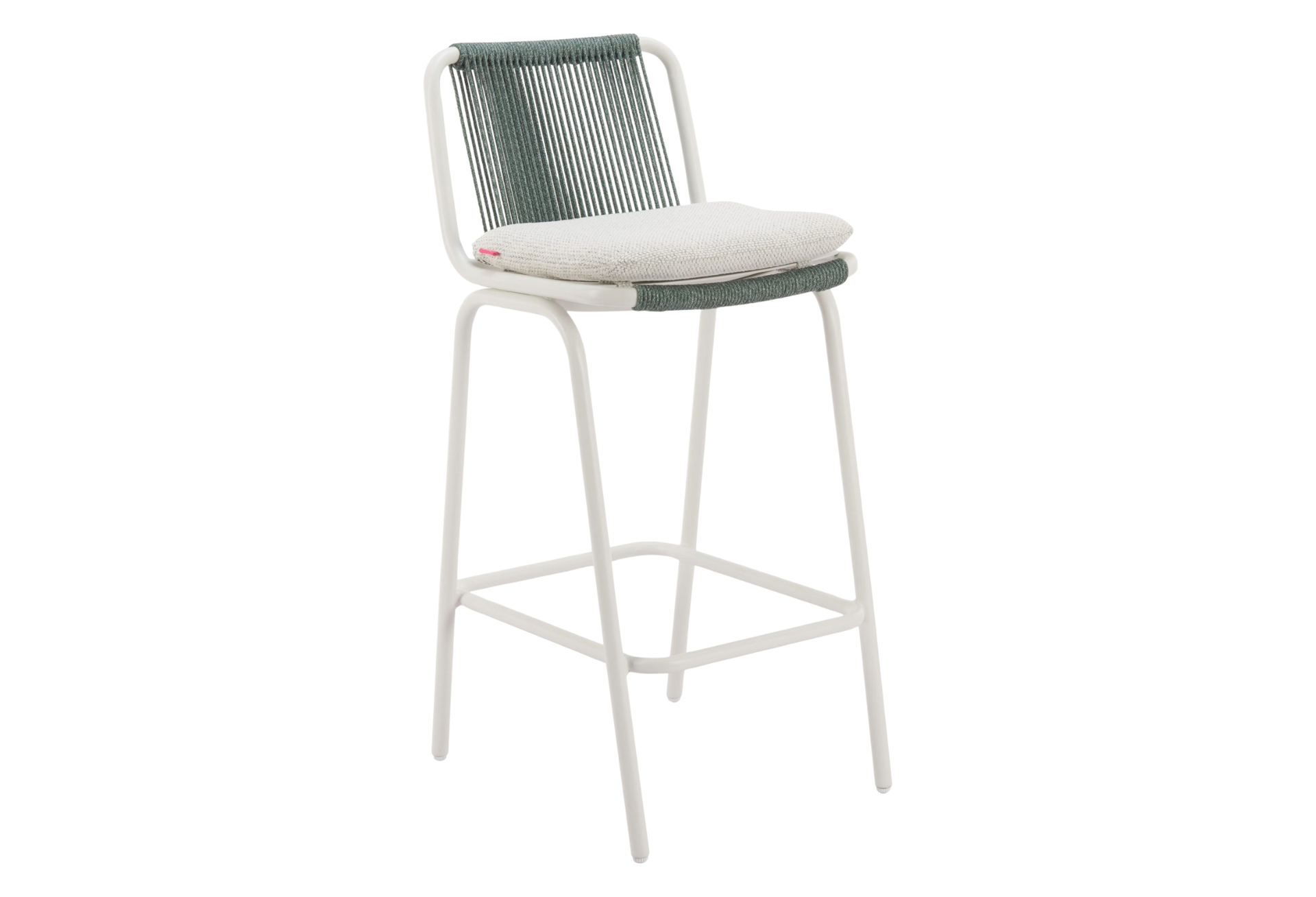 Luft Barstool (Set of 2) White & Green