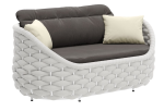 Coral Reef Loveseat Gray
