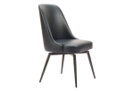 Keppel Swivel Dining Chair (Set of 2) Black